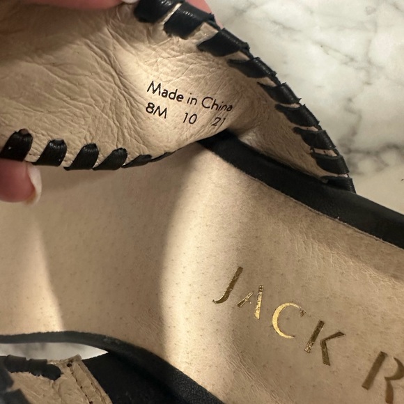 Jack Rogers Women's Marlo Sandals - black leather - Picture 5 of 5